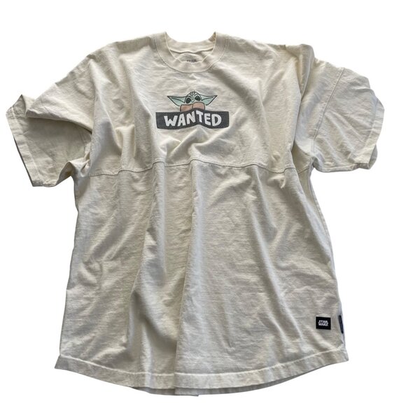 Star Wars Spirit Jersey Wanted Grogu Oversized T-Shirt XXL Disney Parks‎ Unisex - Picture 12 of 12